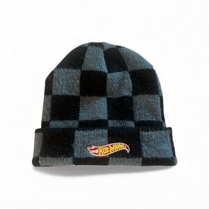 Zara Hot Wheels Checkered Beanie